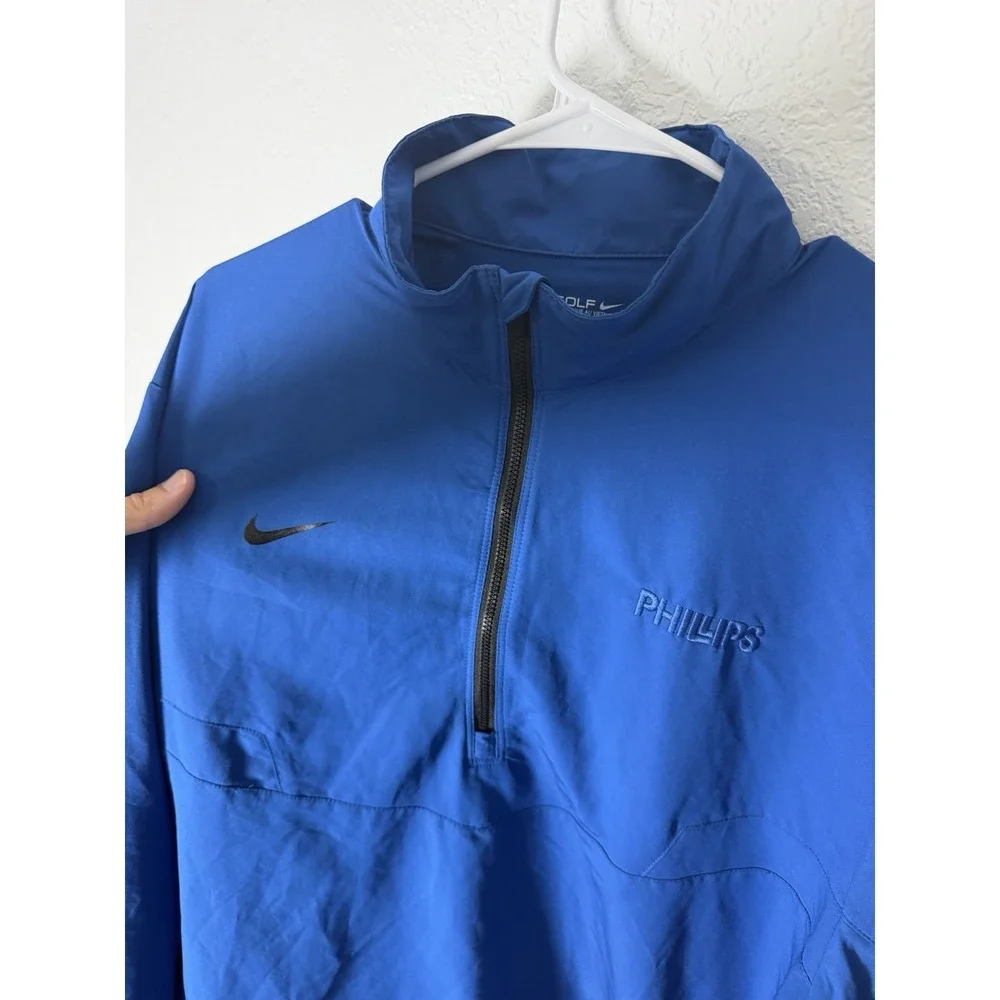 Nike PGA Golf Windbreaker Jacket Promo‎ Pullover Broadsoft Mens XL NEW Blue